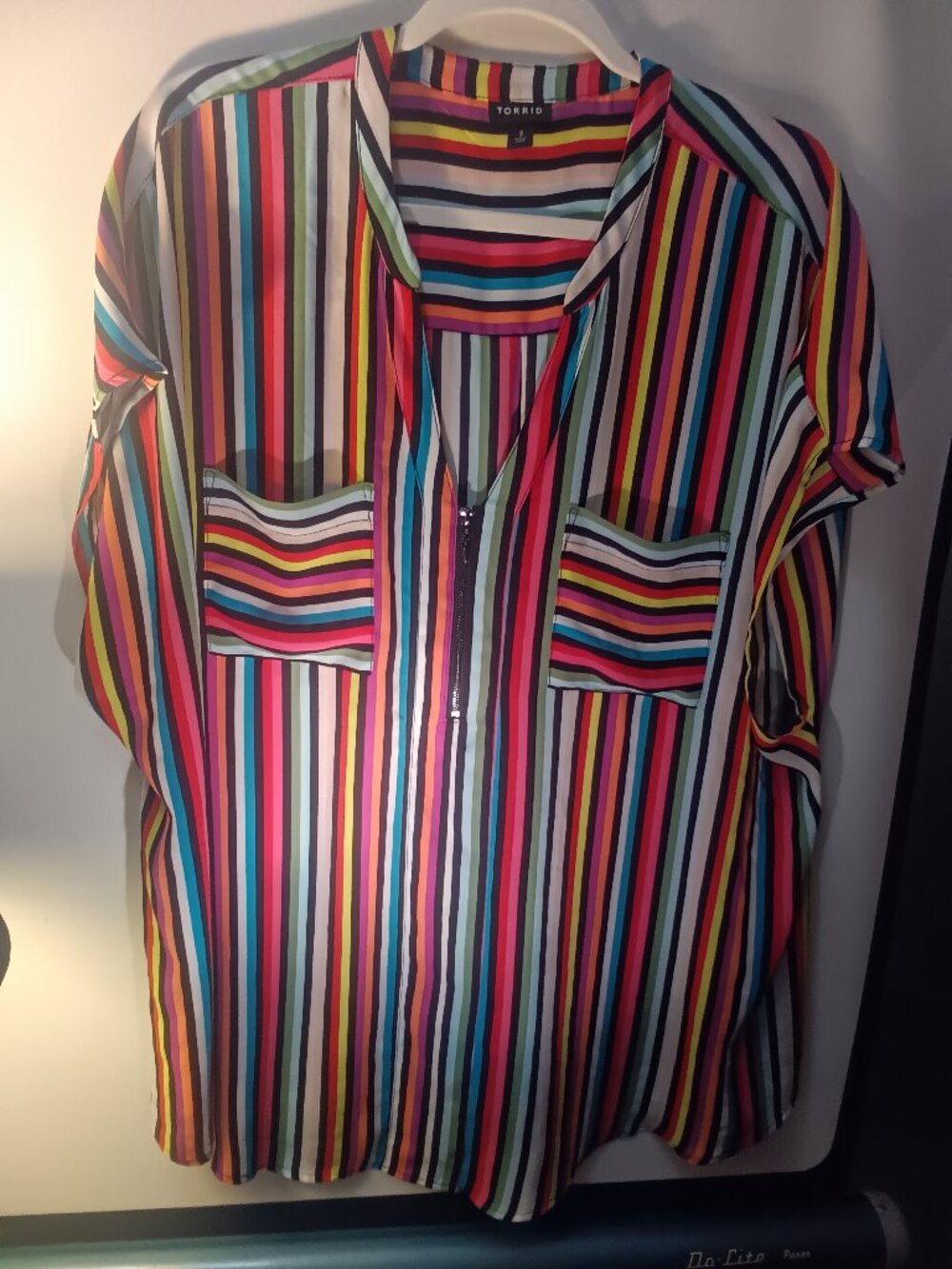 Torrid sleevless Summer Blouse Pull on  Beautiful Colors Torrid 3 Is a 3x